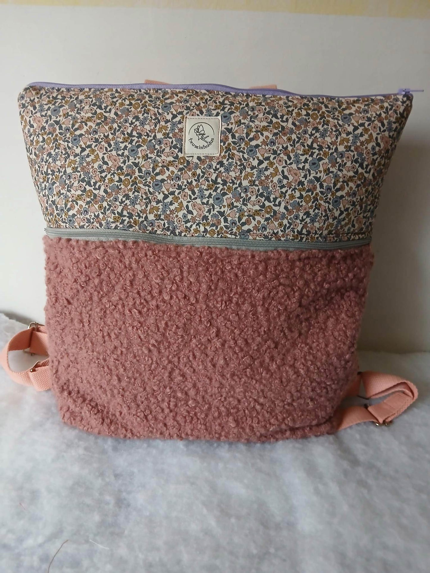 Mochila artesanal de tela – Modelo Atlas