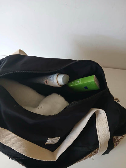 Bolsa de viaje artesanal de tela – Modelo Alpes