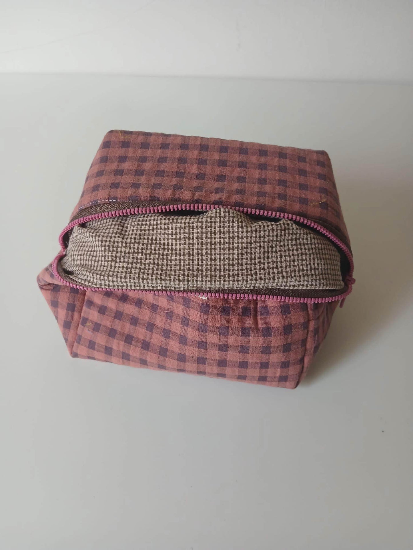 Neceser Sicilia Cuadros Rosa