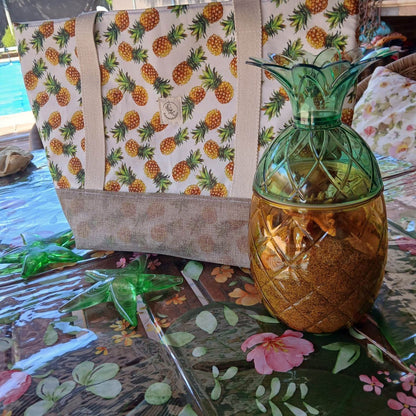 Bolsa de playa artesanal de tela – Modelo Jamaica