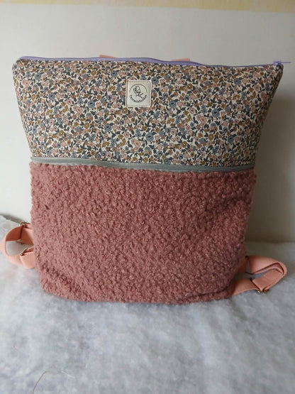Mochila artesanal de tela – Modelo Atlas