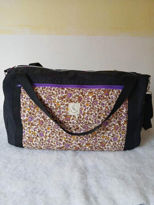 Bolsa de viaje artesanal de tela – Modelo Pirineos