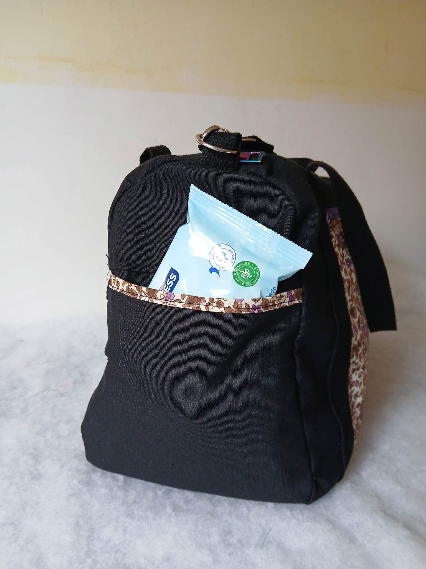 Bolsa de viaje artesanal de tela – Modelo Pirineos