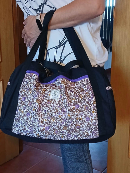 Bolsa de viaje artesanal de tela – Modelo Pirineos