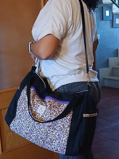Bolsa de viaje artesanal de tela – Modelo Pirineos