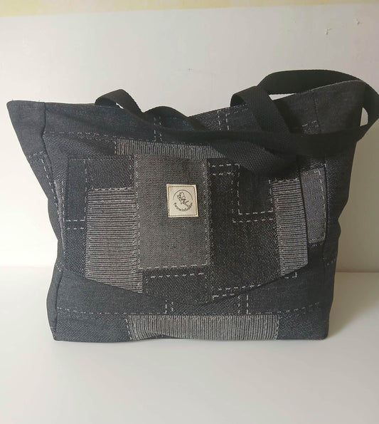 Bolso artesanal de tela – Modelo Sumatra Denim